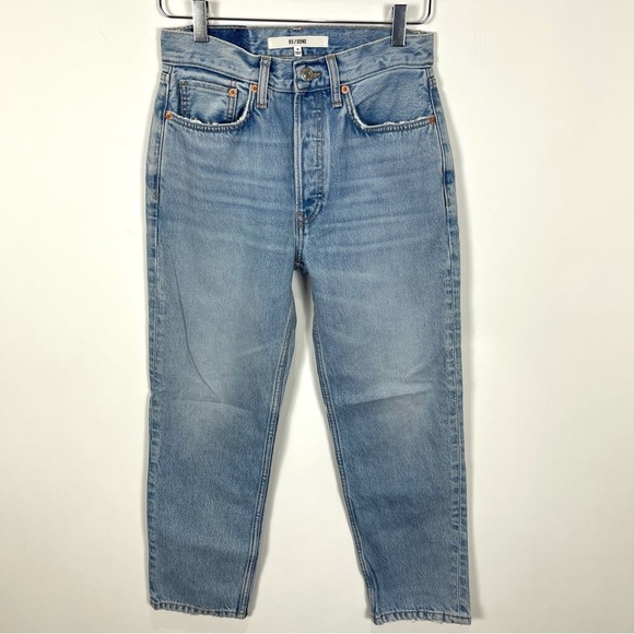 RE/DONE 70s Stove Pipe Jeans Worn in NAF - Picture 2 of 8